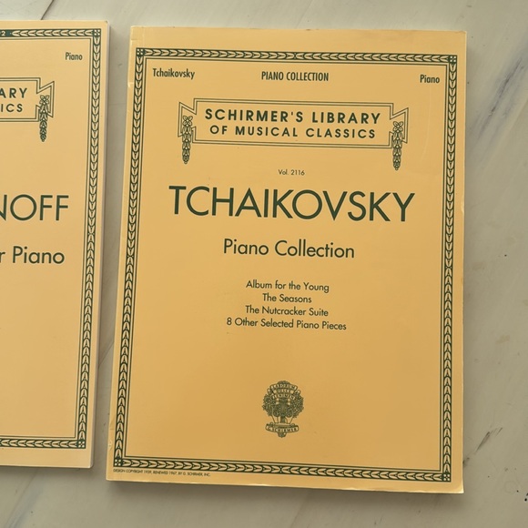 Piano Music Schirmer’s Library Tchaikovsky and Rachmaninoff BRAND NEW - Picture 3 of 6